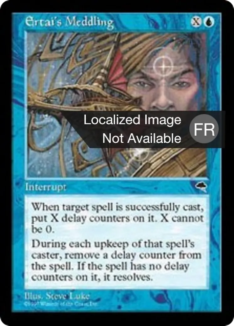 Ingérence selon Ertaï — Tempest — Magic: The Gathering