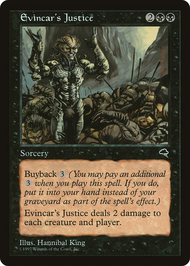 Evincar's Justice — Tempest — Magic: The Gathering