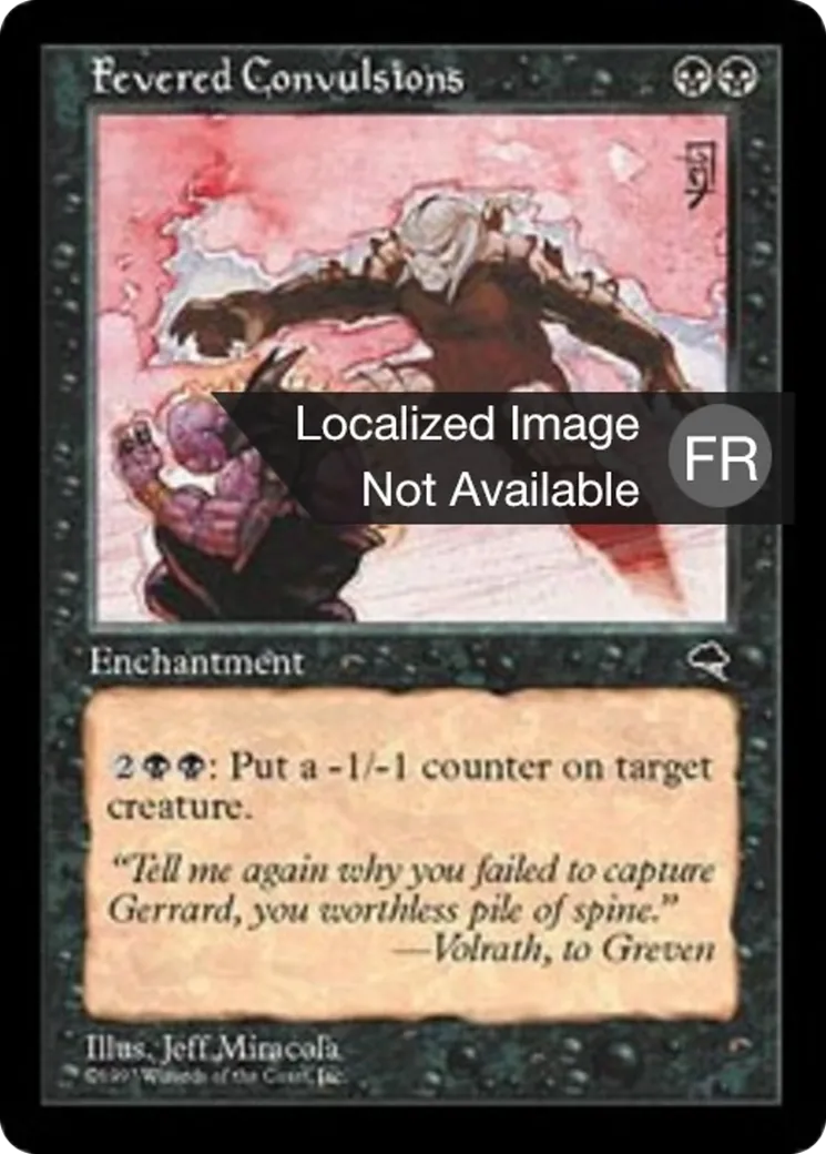 Convulsions de fièvre — Tempest — Magic: The Gathering