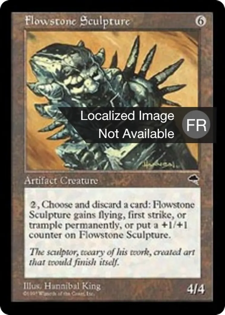 Sculpture en fluipierre — Tempest — Magic: The Gathering