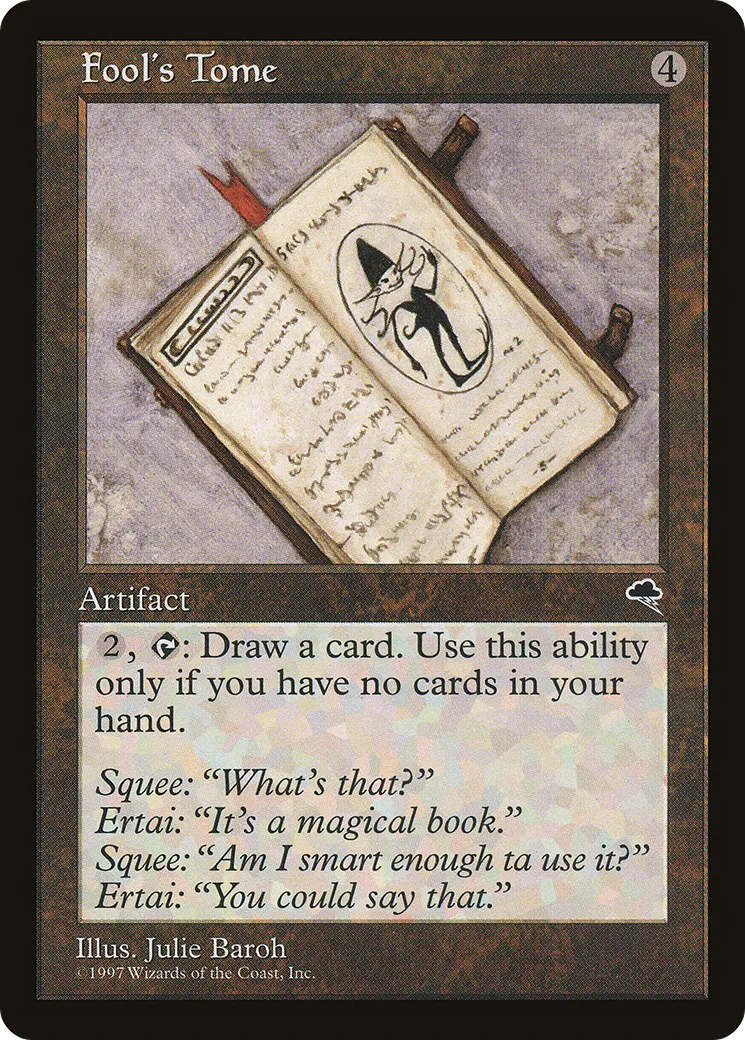 Fool's Tome — Tempest — Magic: The Gathering