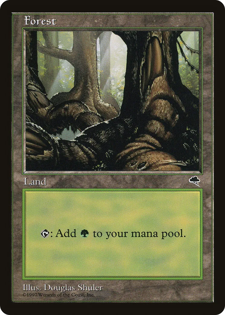 Forêt — Tempest — Magic: The Gathering