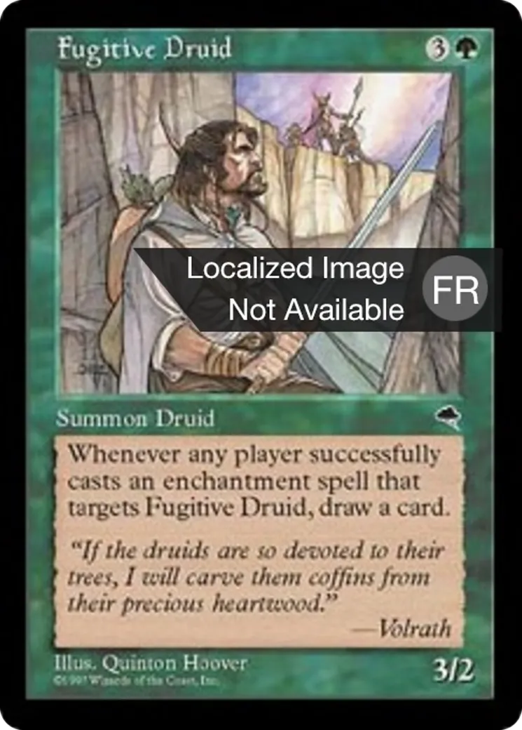 Druide fugitif — Tempest — Magic: The Gathering