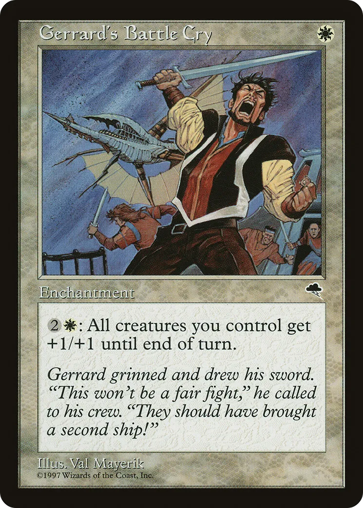Cri de bataille de Gerrard — Tempest — Magic: The Gathering