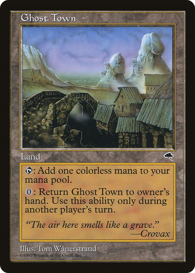 Ghost Town — Tempest — Magic: The Gathering