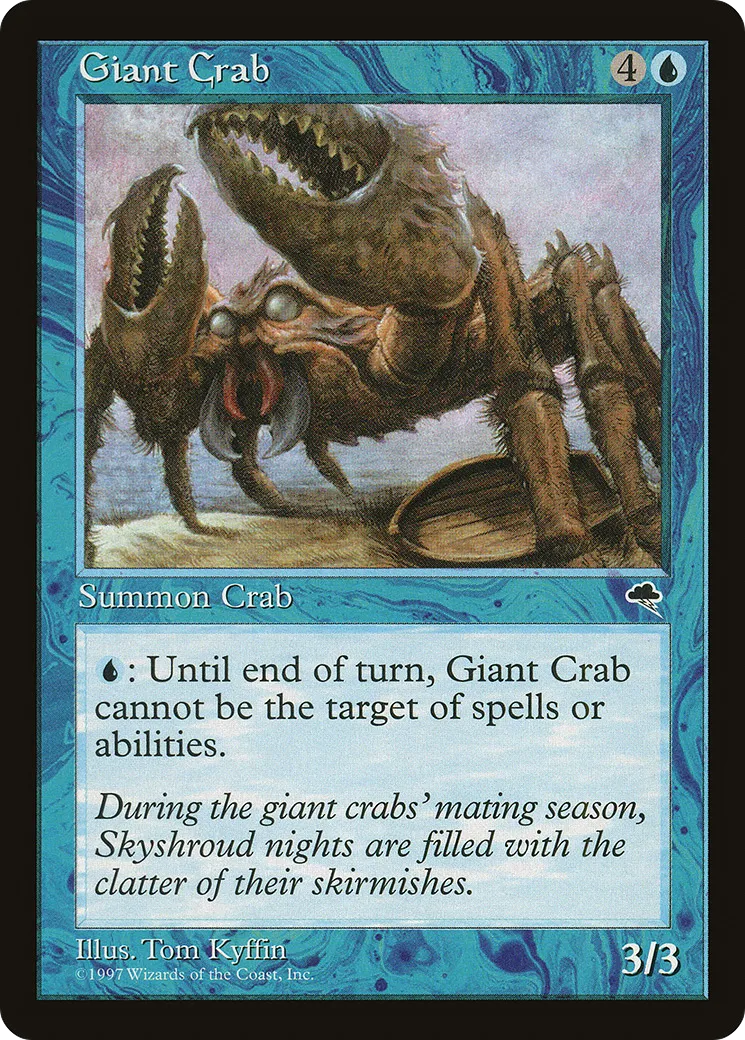 Giant Crab — Tempest — Magic: The Gathering