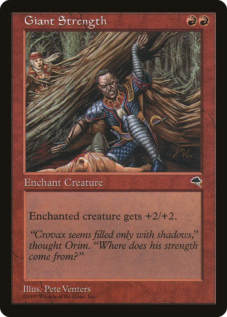 Giant Strength — Tempest — Magic: The Gathering