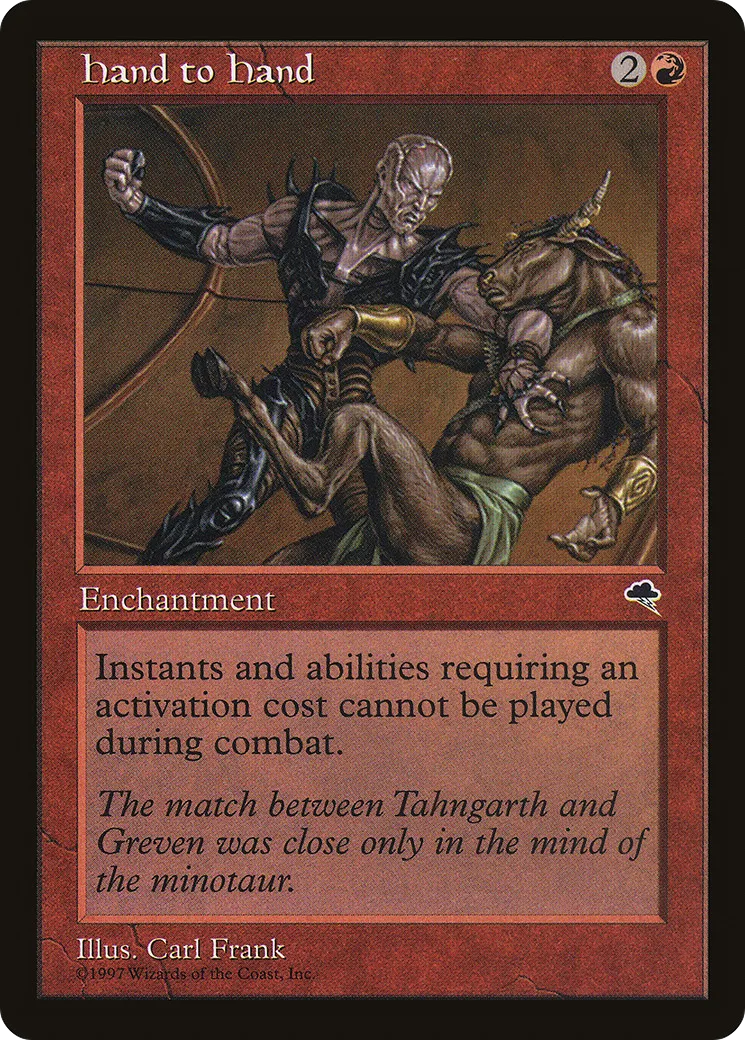 Hand to Hand — Tempest — Magic: The Gathering