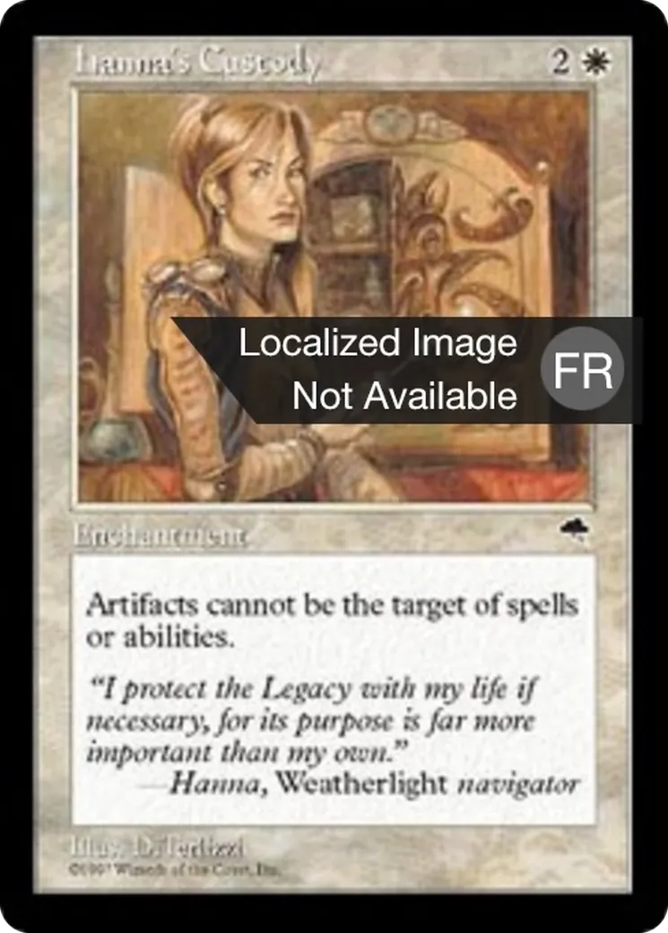 Séquestre selon Hanna — Tempest — Magic: The Gathering