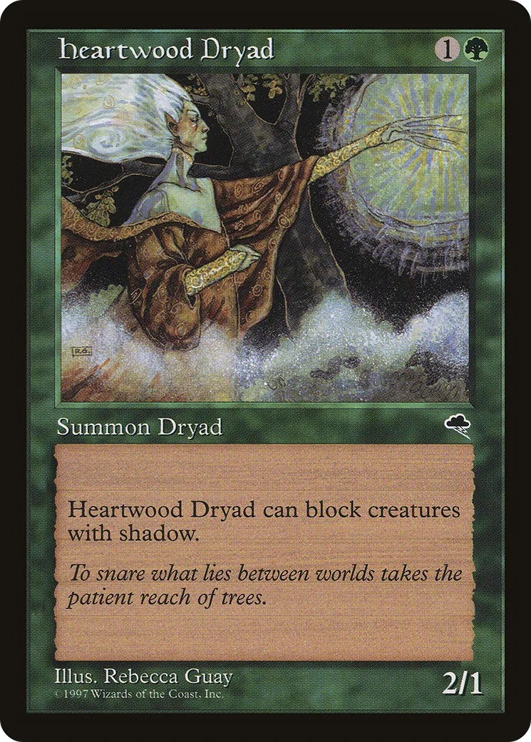 Heartwood Dryad — Tempest — Magic: The Gathering