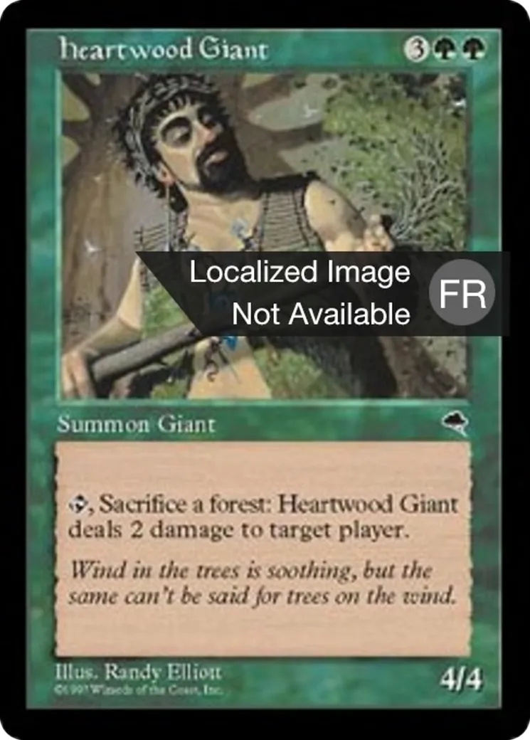 Géant de Boiscoeur — Tempest — Magic: The Gathering