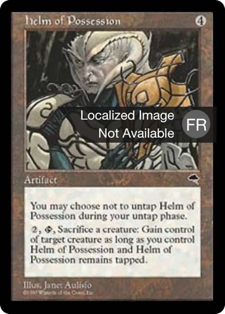 Heaume de possession — Tempest — Magic: The Gathering