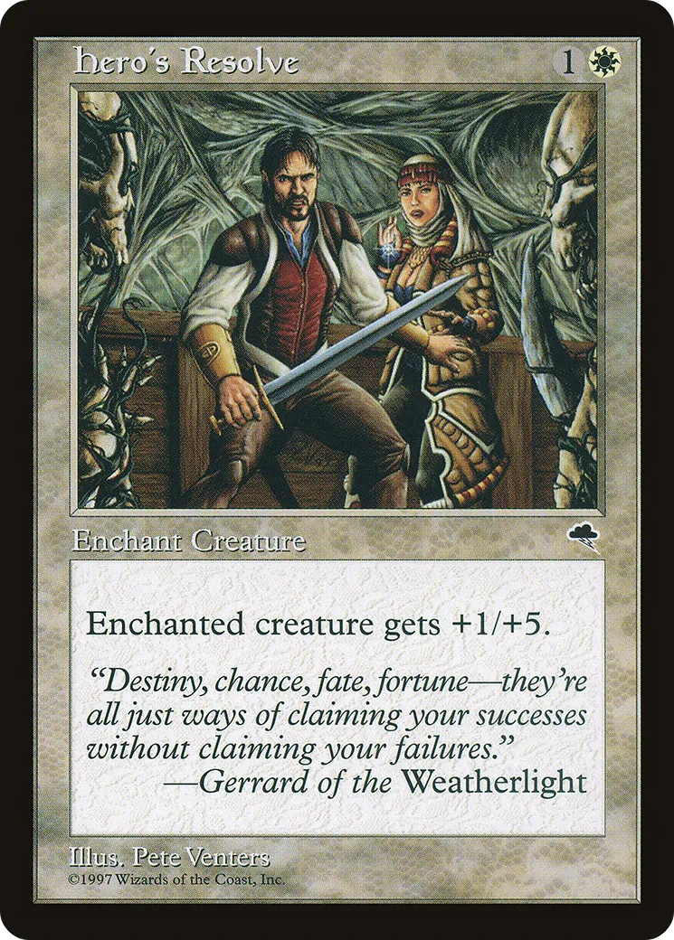 Hero's Resolve — Tempest — Magic: The Gathering