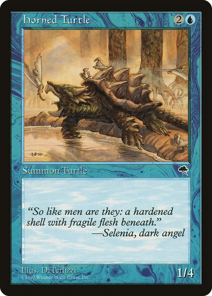 Horned Turtle — Tempest — Magic: The Gathering