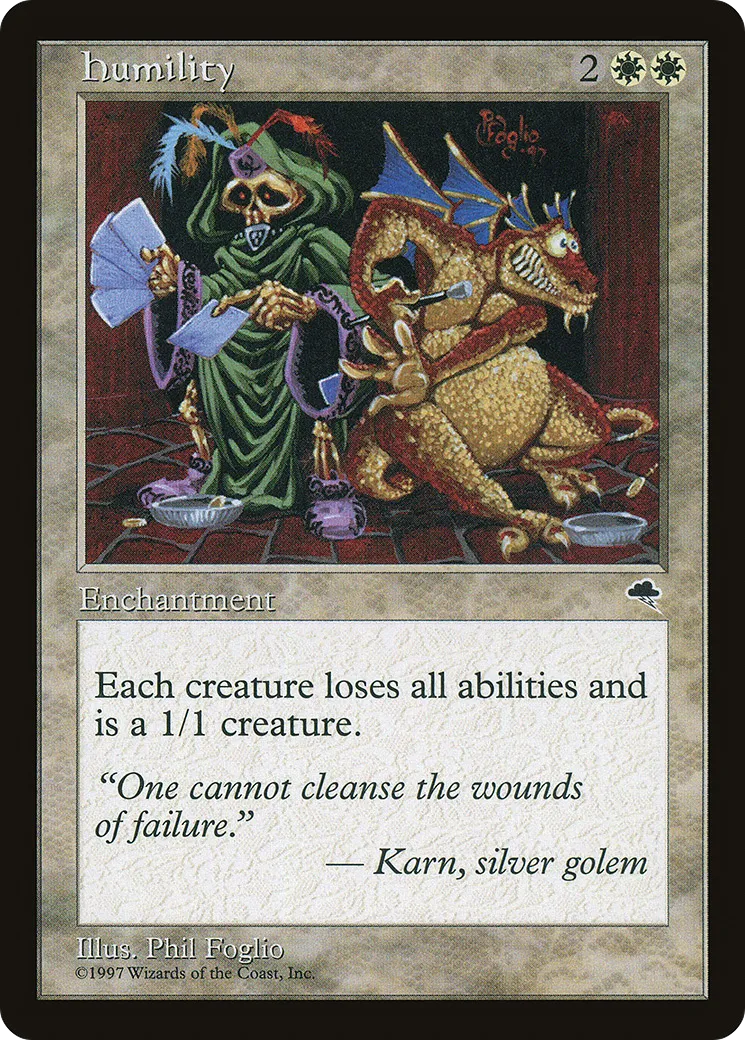 Humilité — Tempest — Magic: The Gathering