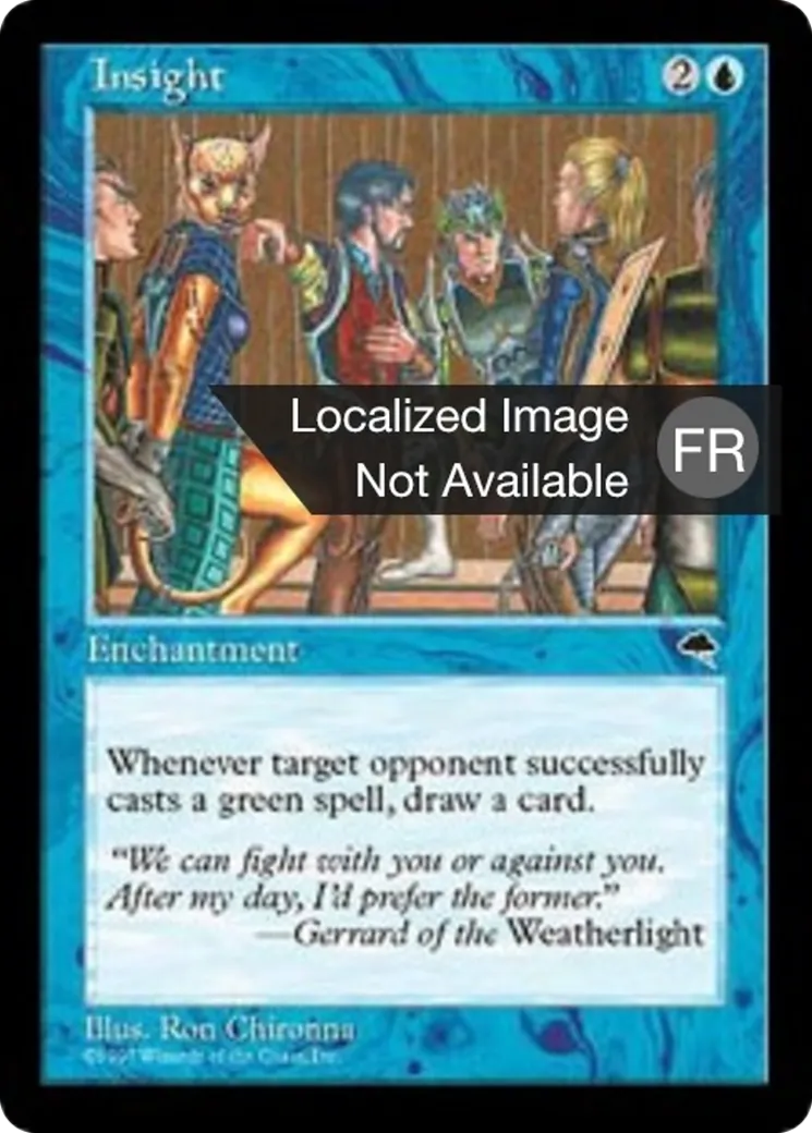 Perspicacité — Tempest — Magic: The Gathering