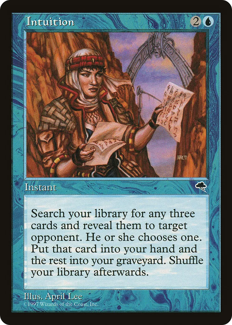 Intuition — Tempest — Magic: The Gathering