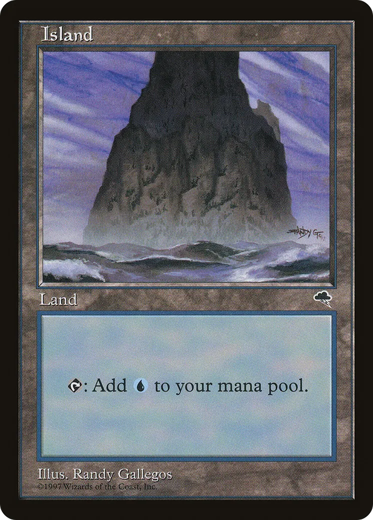 Island — Tempest — Magic: The Gathering