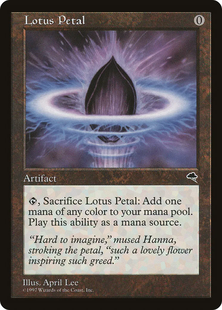 Lotus Petal — Tempest — Magic: The Gathering