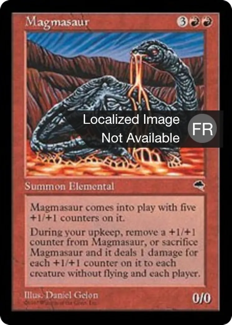 Magmosaure — Tempest — Magic: The Gathering