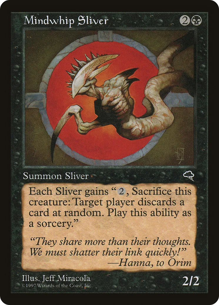 Mindwhip Sliver — Tempest — Magic: The Gathering