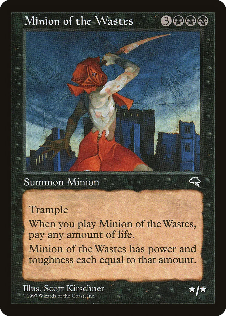 Minion of the Wastes — Tempest — Magic: The Gathering
