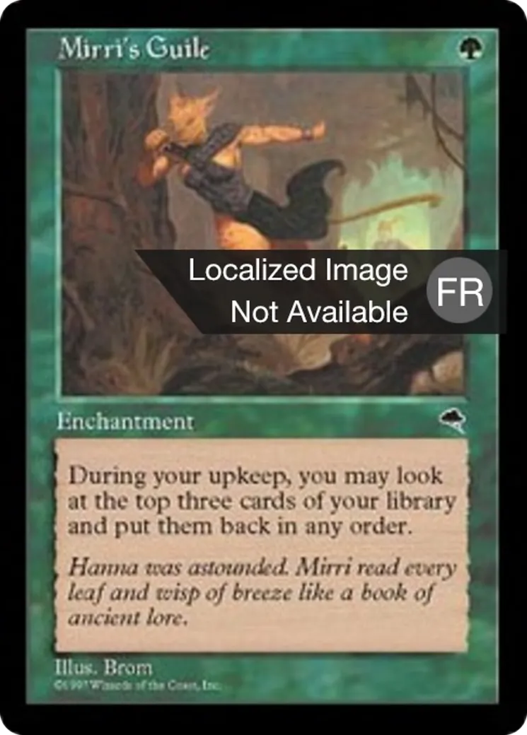 Sagacité de Mirri — Tempest — Magic: The Gathering