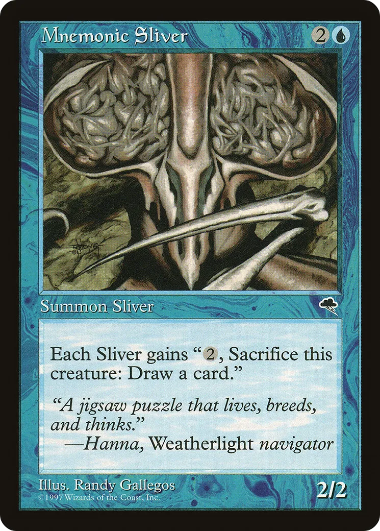 Mnemonic Sliver — Tempest — Magic: The Gathering