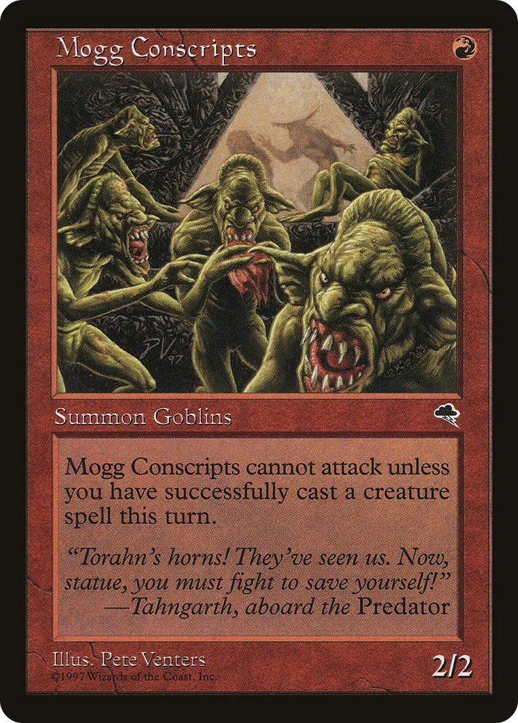 Mogg Conscripts — Tempest — Magic: The Gathering