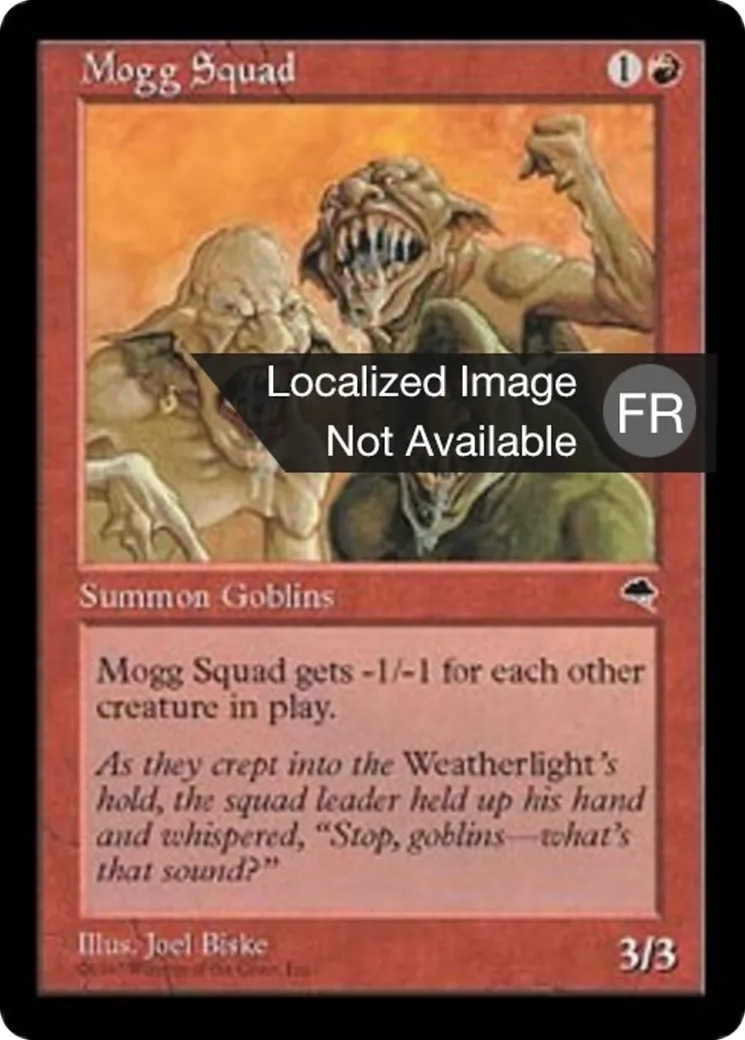 Escadron mogg — Tempest — Magic: The Gathering