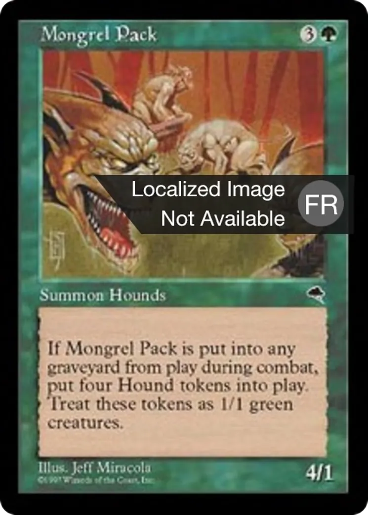 Harde de bâtards — Tempest — Magic: The Gathering