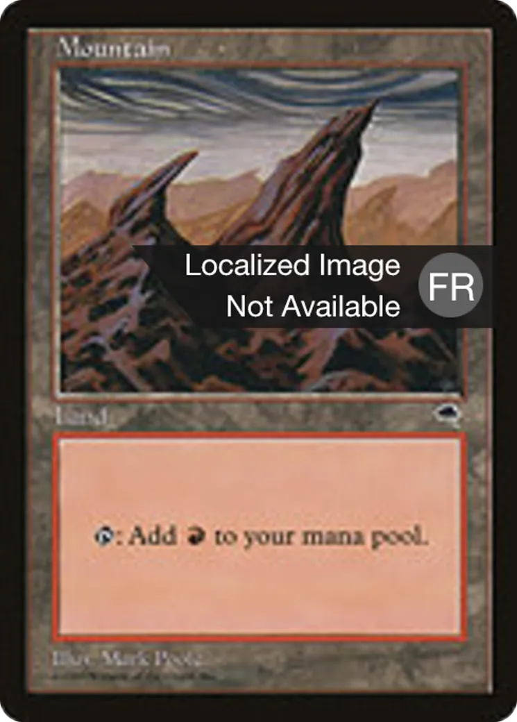 Montagne — Tempest — Magic: The Gathering