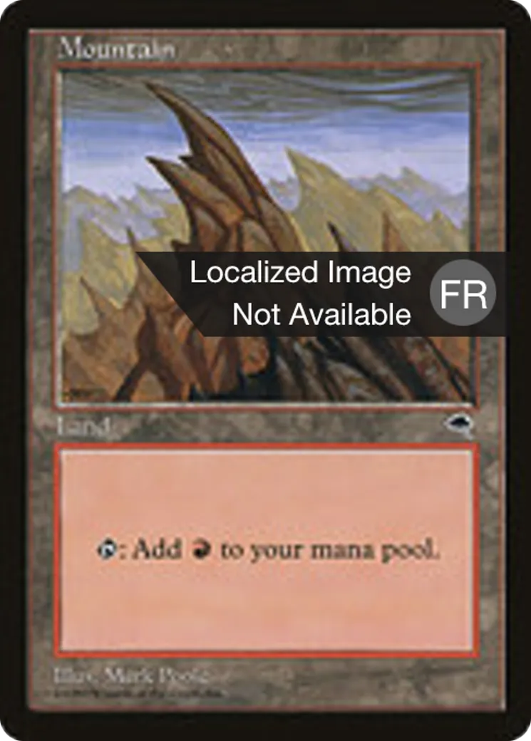 Montagne — Tempest — Magic: The Gathering