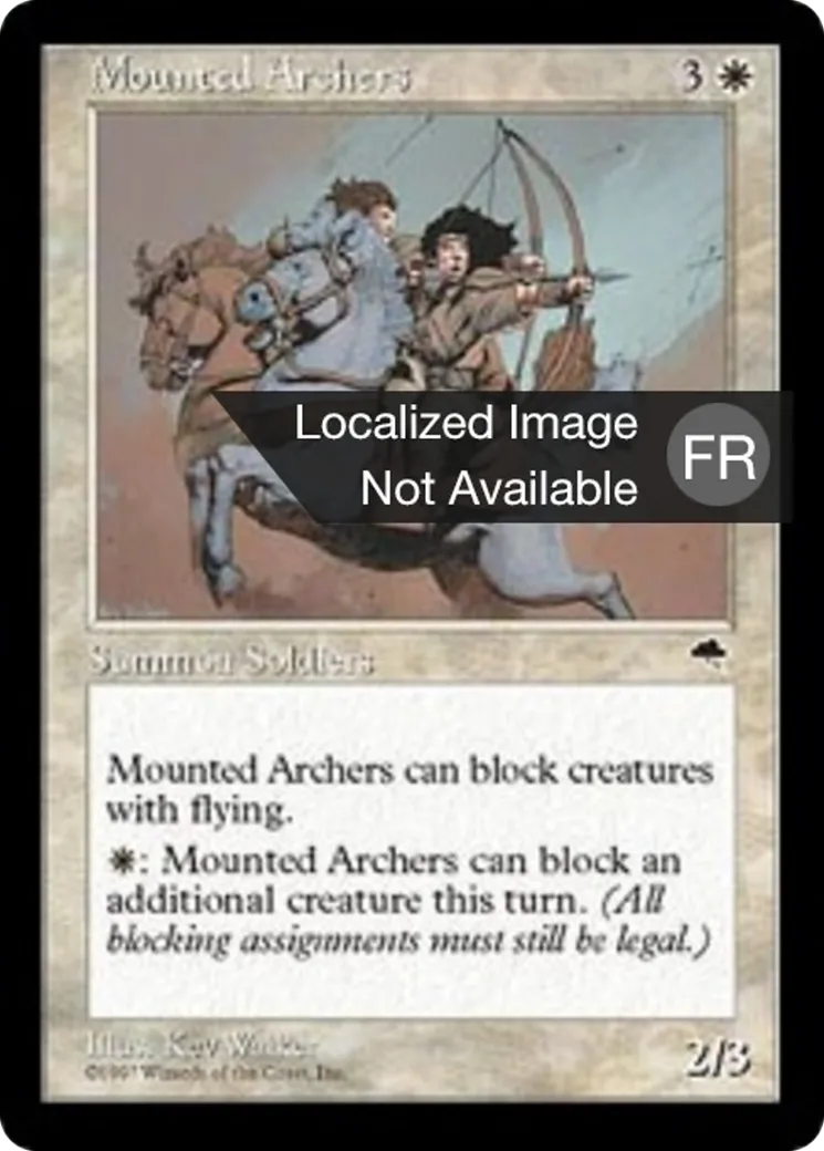 Archers montés — Tempest — Magic: The Gathering