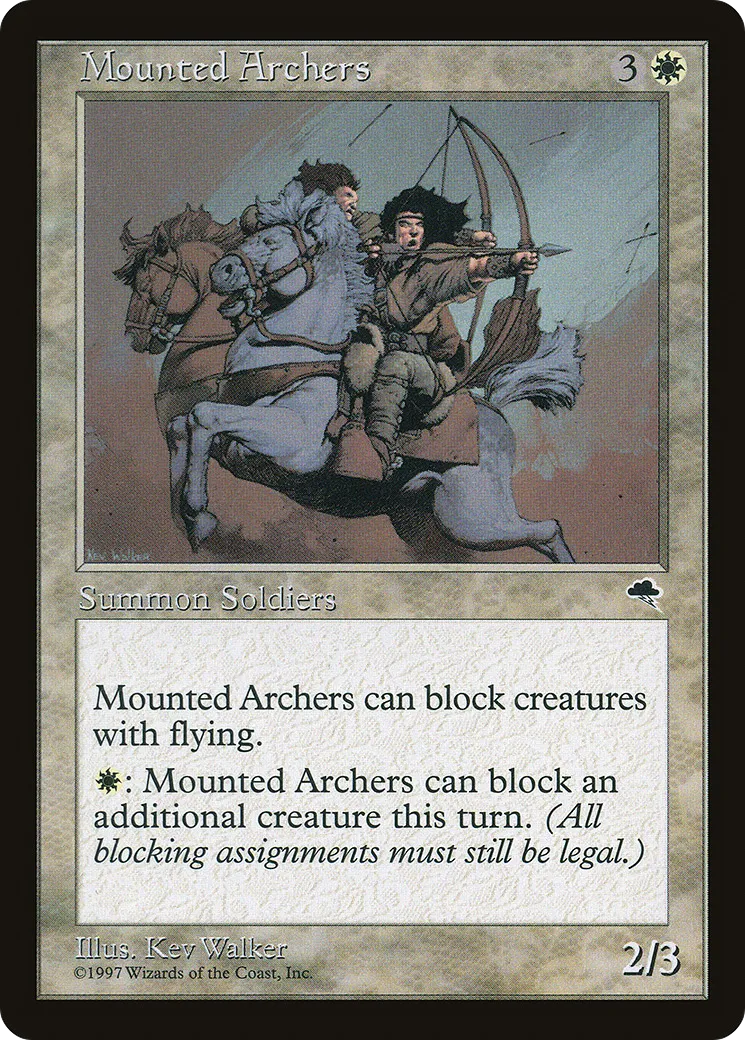 Mounted Archers — Tempest — Magic: The Gathering