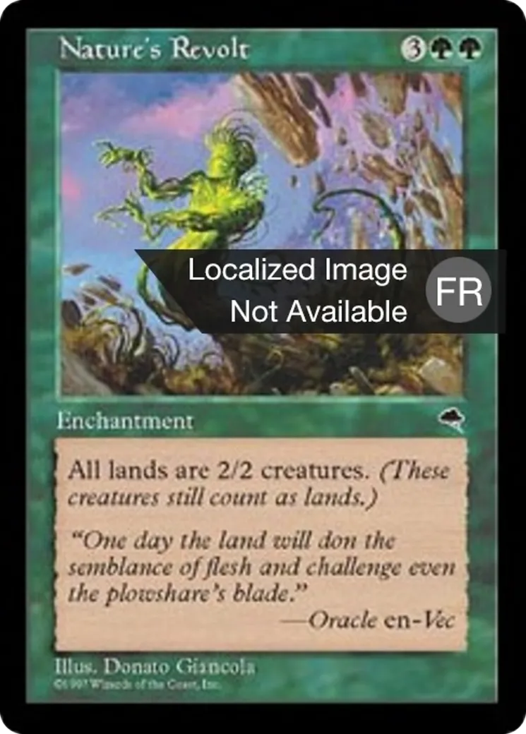 Révolte de la nature — Tempest — Magic: The Gathering