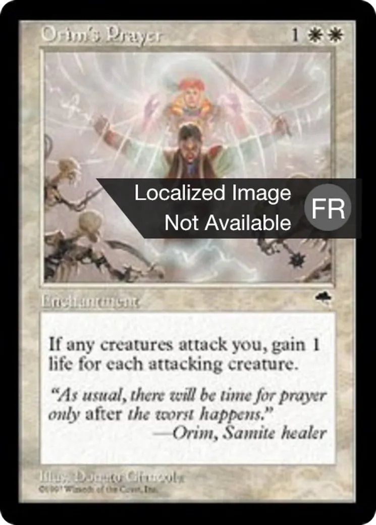 Prière selon Orime — Tempest — Magic: The Gathering