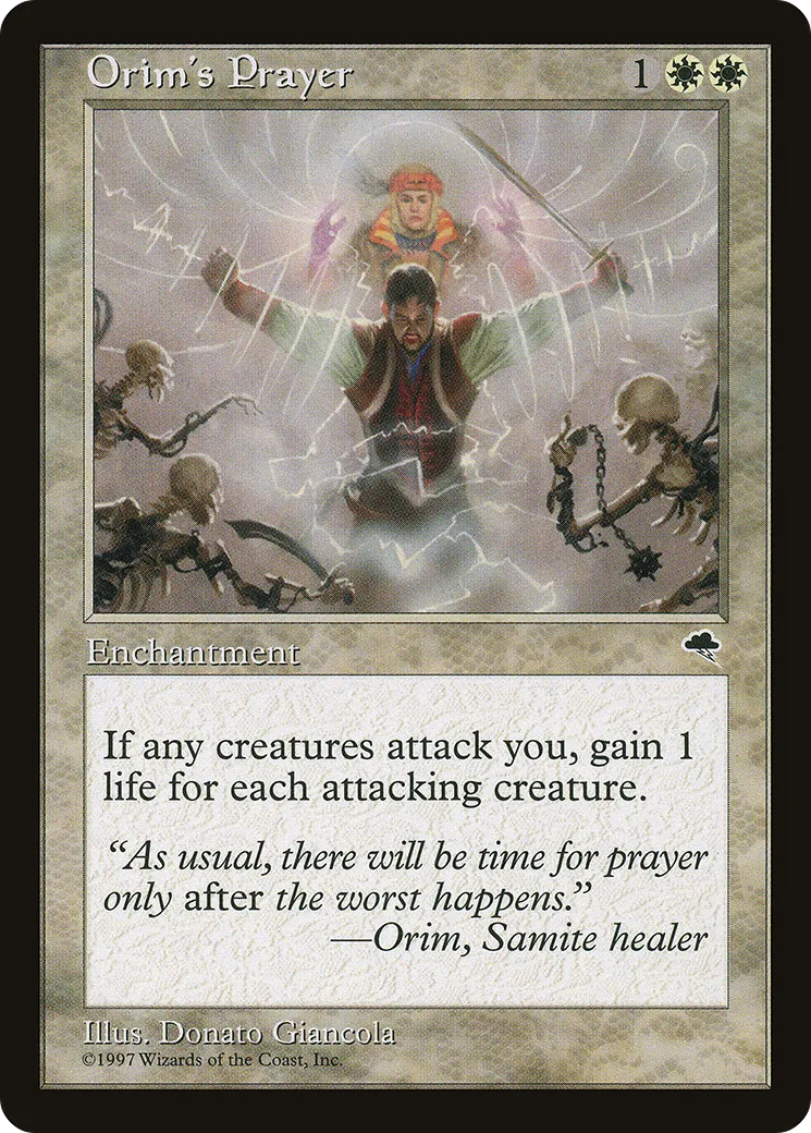 Prière selon Orime — Tempest — Magic: The Gathering