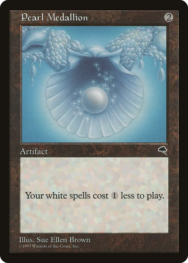 Pearl Medallion — Tempest — Magic: The Gathering