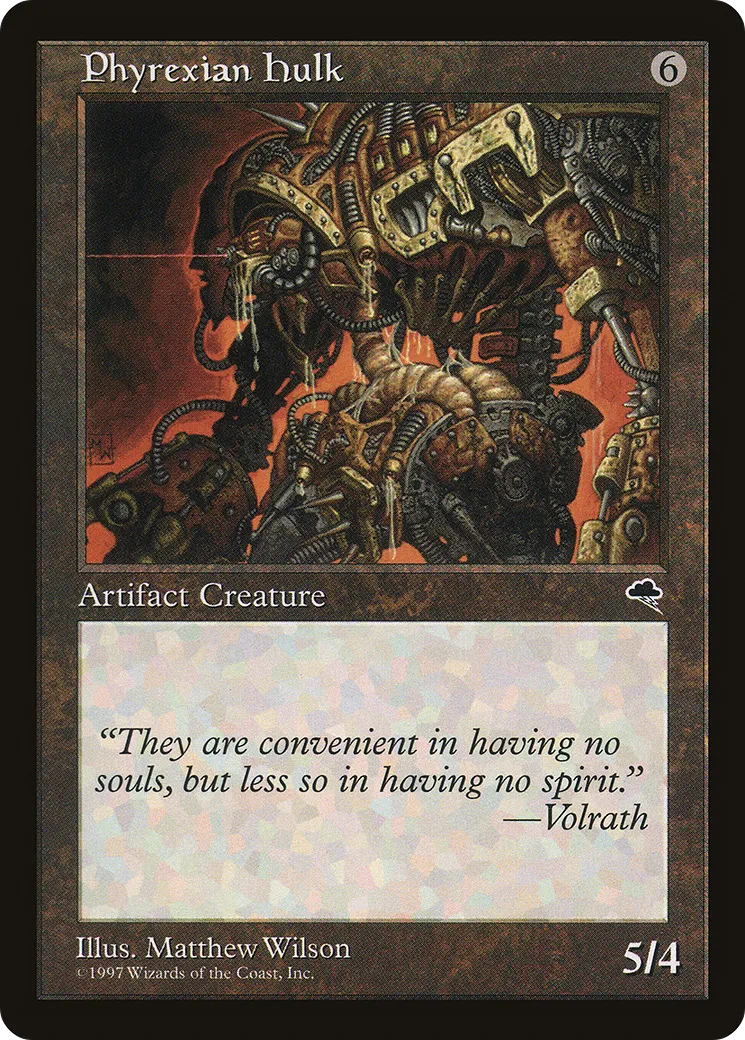 Carcasse phyrexiane — Tempest — Magic: The Gathering