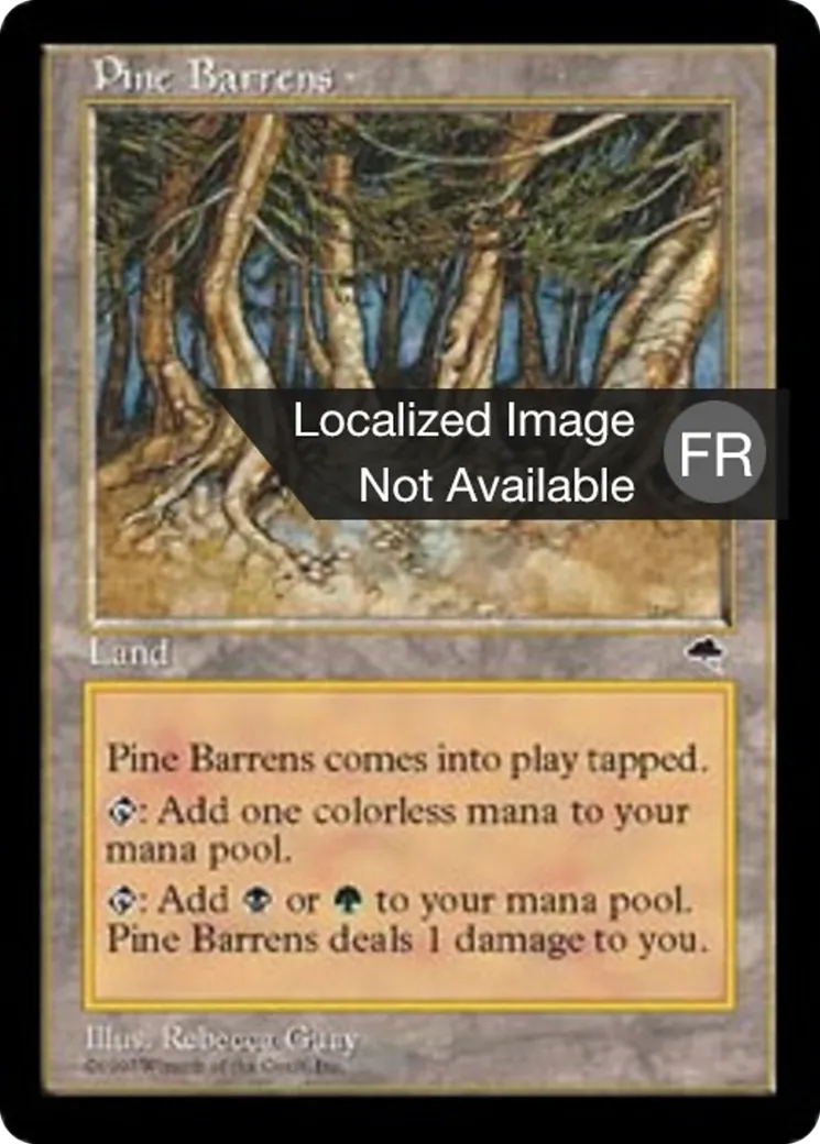 Landes de pins — Tempest — Magic: The Gathering
