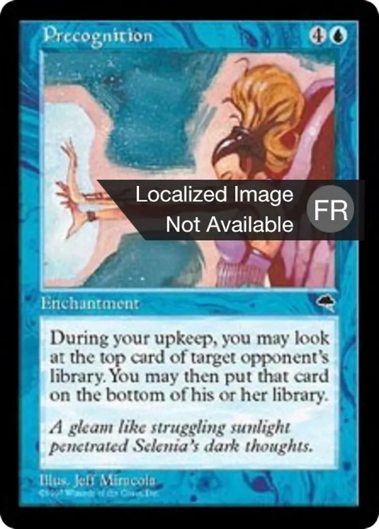 Précognition — Tempest — Magic: The Gathering