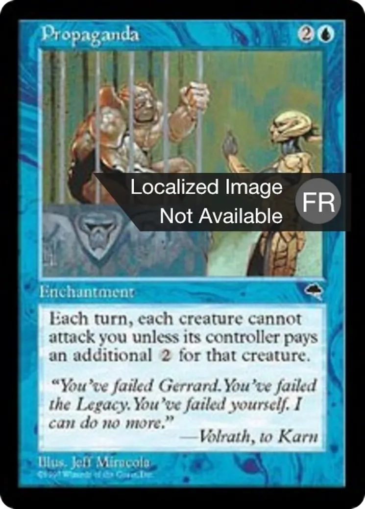 Propagande — Tempest — Magic: The Gathering