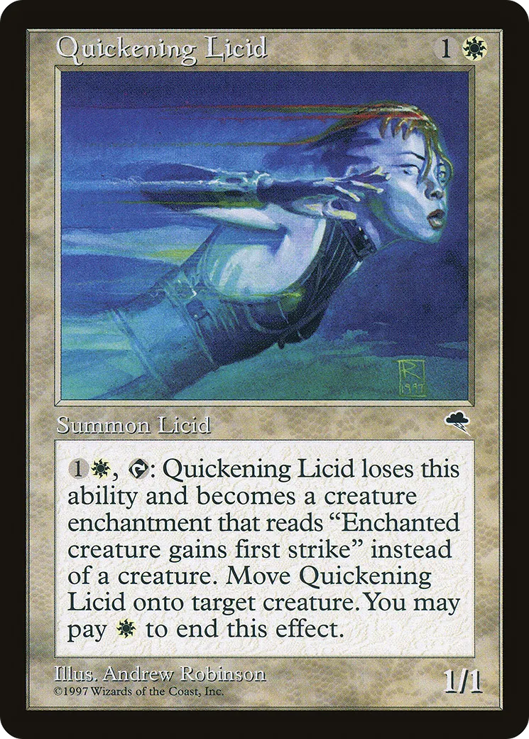 Quickening Licid — Tempest — Magic: The Gathering
