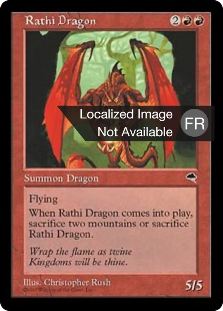 Dragon rajhi — Tempest — Magic: The Gathering