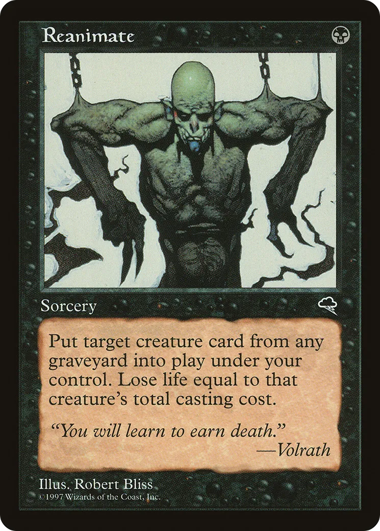Reanimate — Tempest — Magic: The Gathering