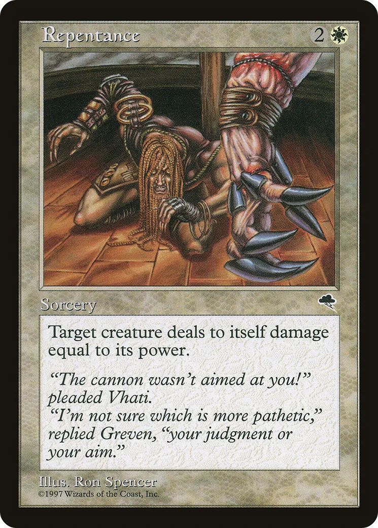 Repentance — Tempest — Magic: The Gathering
