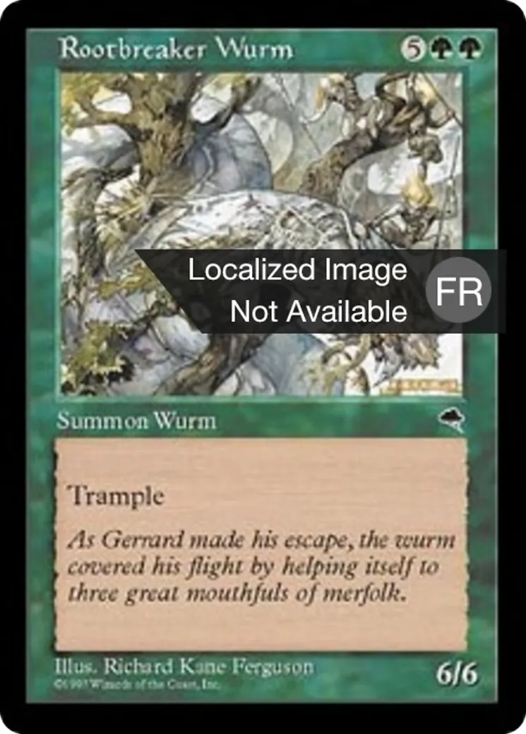 Guivre brise-racines — Tempest — Magic: The Gathering