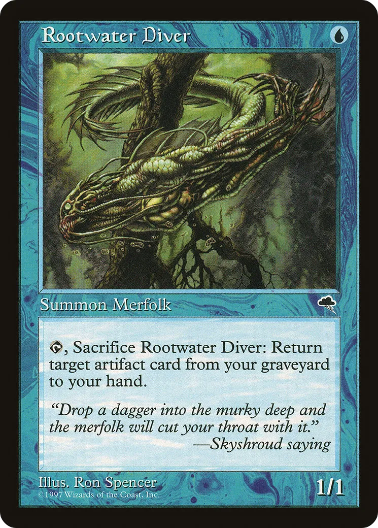 Rootwater Diver — Tempest — Magic: The Gathering