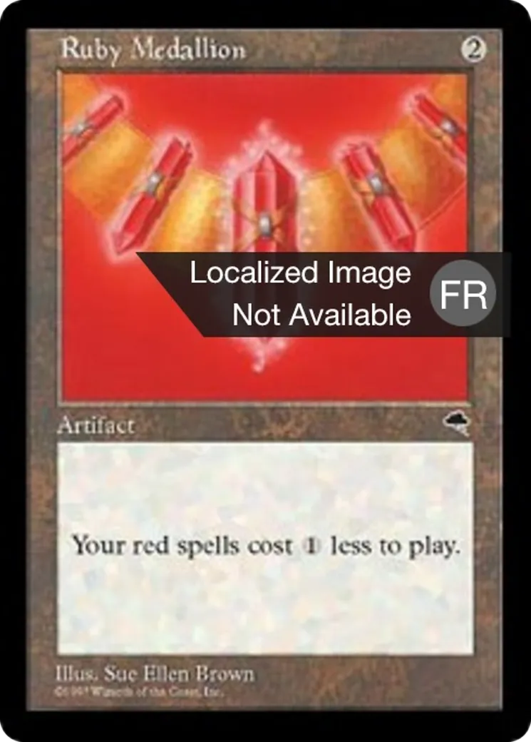 Médaillon de rubis — Tempest — Magic: The Gathering